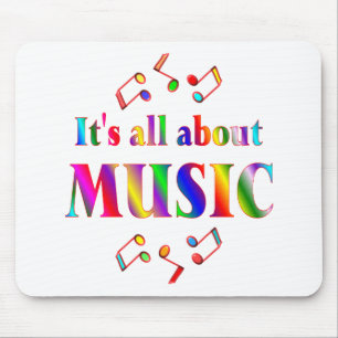 Über Musik Mousepad