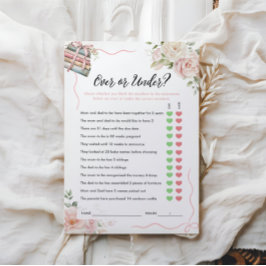 Über- oder unter Babydusche