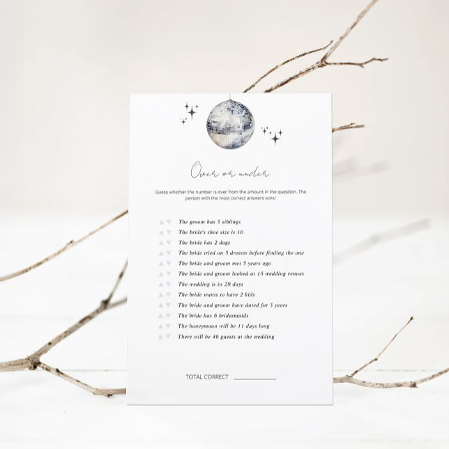 Über- oder unter Disko-Ball-Brautparty (Von Creator hochgeladen)