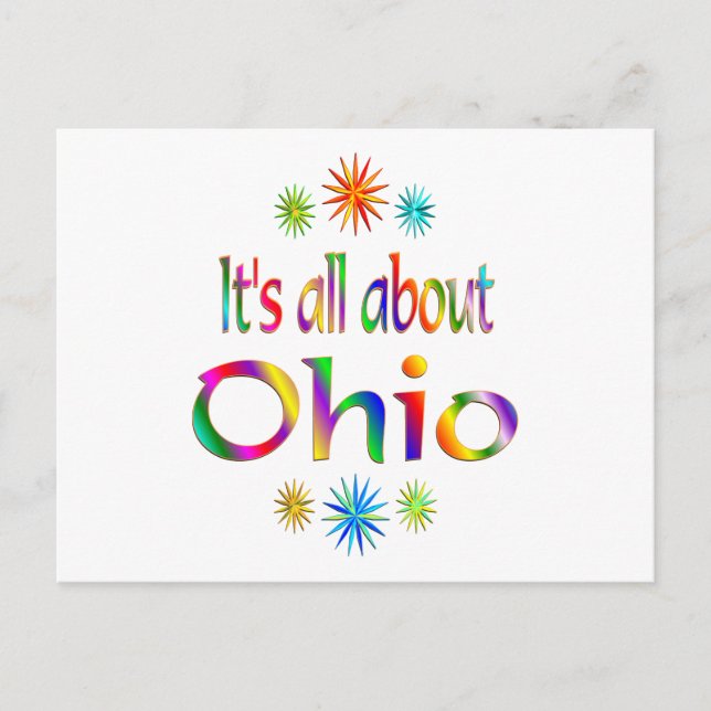 Über Ohio Postkarte (Vorderseite)