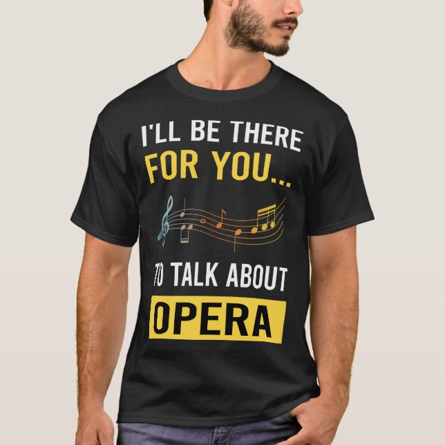Über Oper sprechen T-Shirt (Vorderseite)