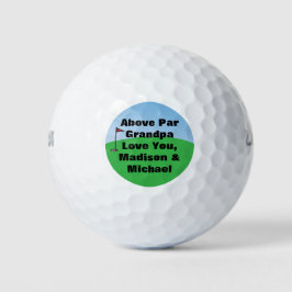Über Par Personalisiert Custom Golfball