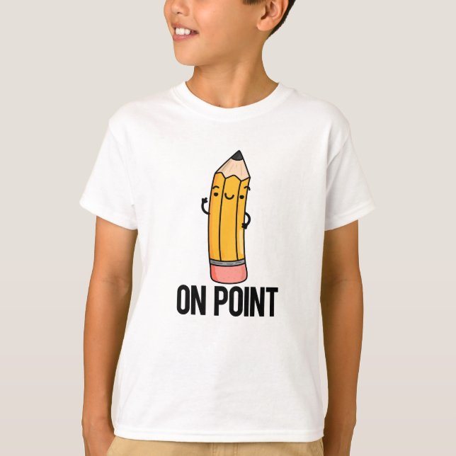 Über Point Funny Pencil Pub T-Shirt (Vorderseite)