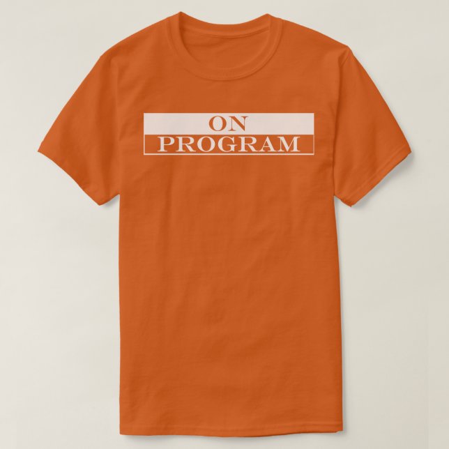 über Programm T-Shirt (Design vorne)