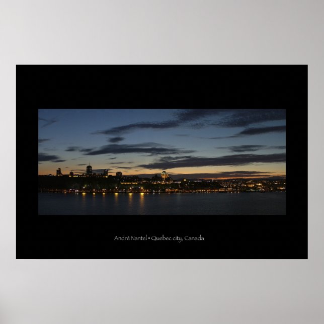 über Quebec Poster (Vorne)