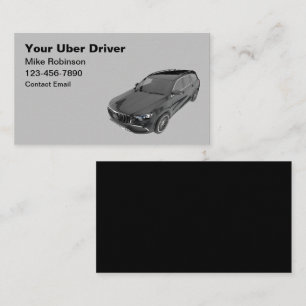 Uber Ride Hailing Luxury Business Cards Visitenkarte