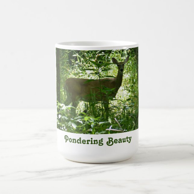 Über Schönheit nachdenken - Tasse (Mittel)