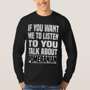 Über Spitz Funny Spitz reden T-Shirt
