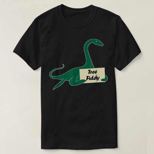 Über Tree Fiddy Funny Loch Ness Monster T-Shirt 3  (Design vorne)