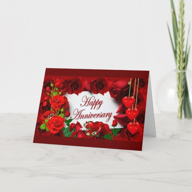 ÜBER "UNSER" *20. JAHRESTAG* KARTE (Vorderseite)