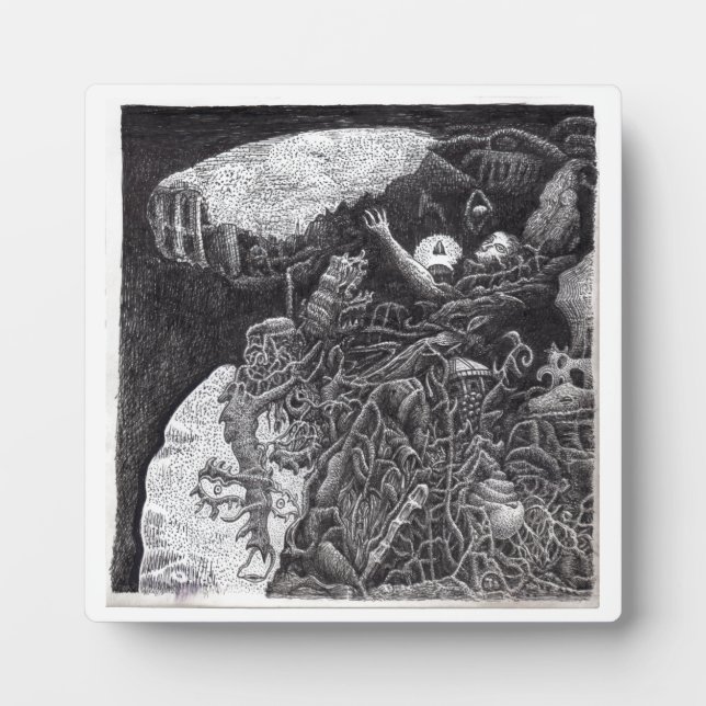 Über & unter von Brian Benson Fotoplatte (Vorderseite)