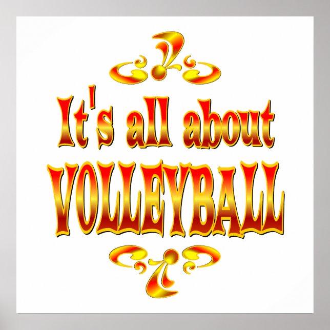 ÜBER VOLLEYBALL POSTER (Vorne)