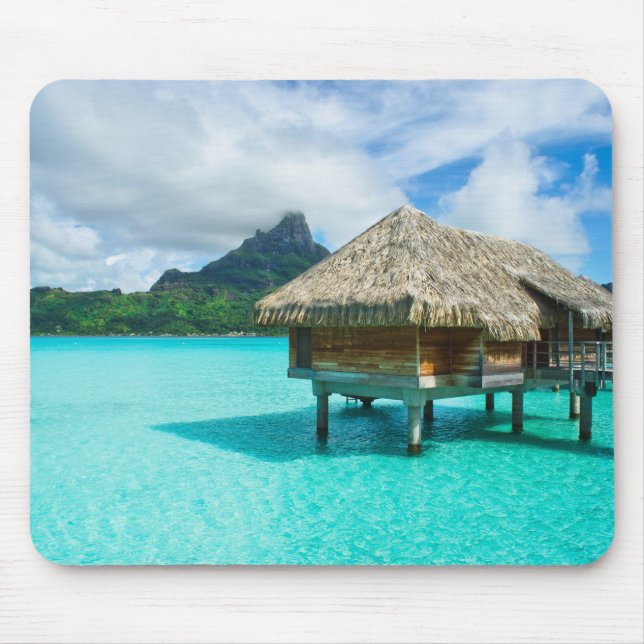 Über-Wasser Bungalow, Bora Bora mousepad (Vorne)