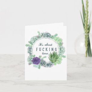 Über Zeit - Design nach Auftrag Karte