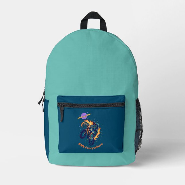 überall bedruckter rucksack (Vorderseite)