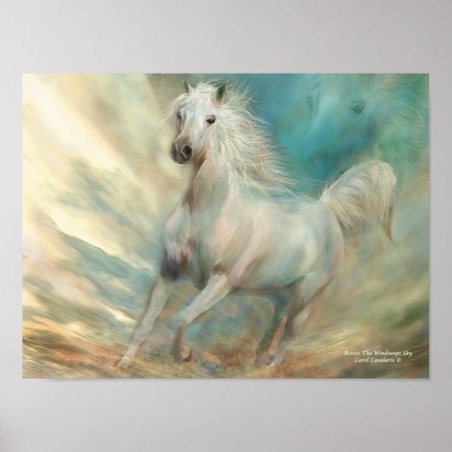 Überall im Windschatten Himmel Art Poster/Print Poster (Vorne)