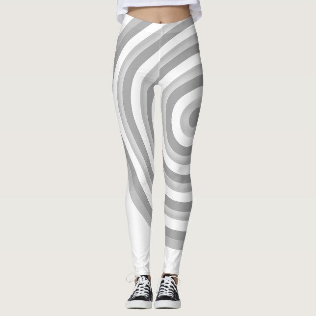 Überall in Print-Leggings mit Circle Design Leggings (Vorderseite)