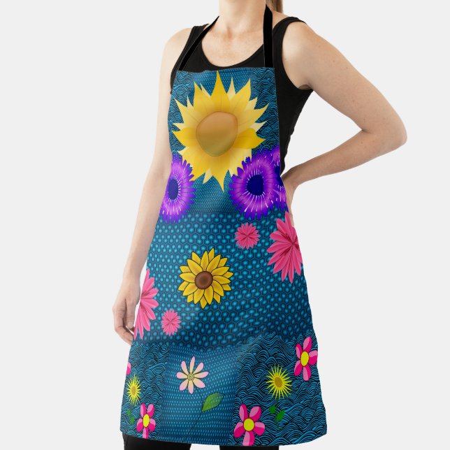 Überall in Print-Schürze floral Schürze (InSitu)