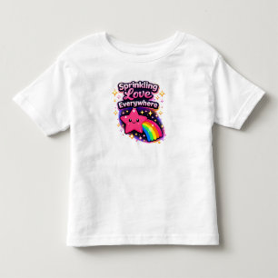 Überall Liebe versprühen 2 – Süße Kleinkind Mädche T-shirt