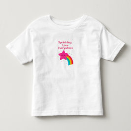 Überall Liebe versprühender Stern – Süße Kleinkind T-shirt
