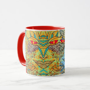 Überall Schwestern Orange Tasse