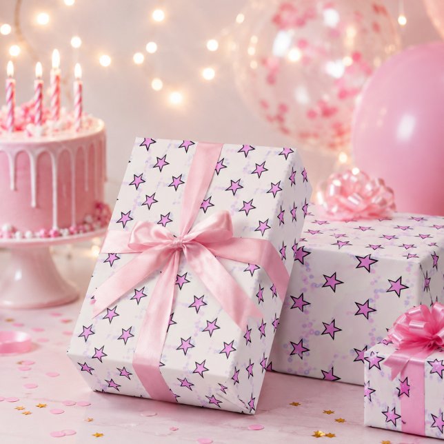 Überall Sterne Geschenkpapier (Von Creator hochgeladen)