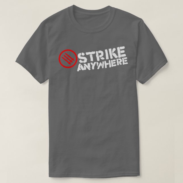 Überall streiken T-Shirt (Design vorne)