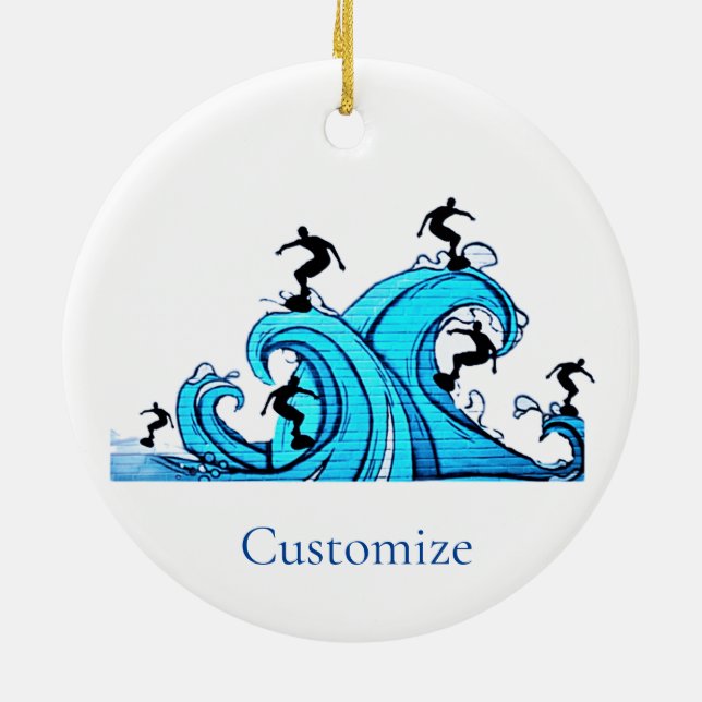 Überall Thunder_Cove Keramik Ornament (Hinten)