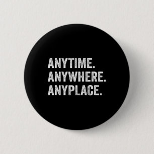 Überall überall Retro Button