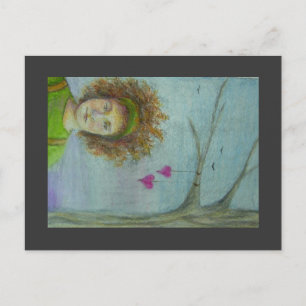 Überall, wo ich mein Herz hang, ist Zuhause Postkarte