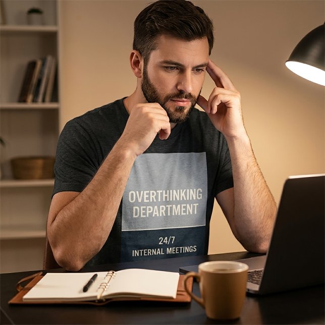 Überanalysier-Abteilung Lustiges T-Shirt (Von Creator hochgeladen)