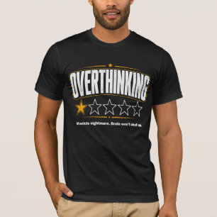 Überanalysierender Ein-Sterne-Albtraum-Gehirn  T-Shirt