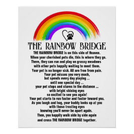 ÜBERARBEITET DIE BRÜCKE VON RAINBOW POSTER