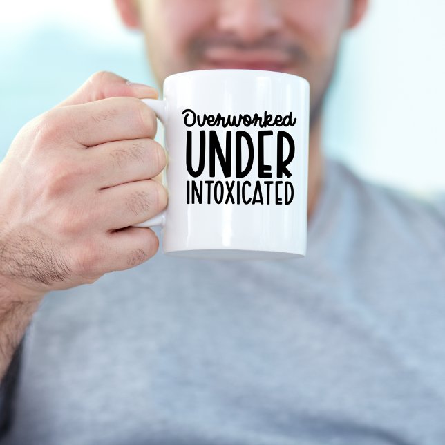 Überarbeitet unter berauschtem, sonniger Arbeitspl Kaffeetasse (Von Creator hochgeladen)