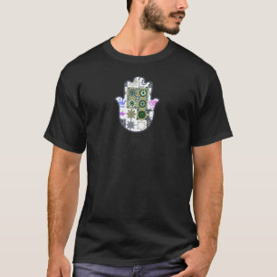 Überarbeitete Khamsa oder Hamsa Hand 3b Männer T-Shirt