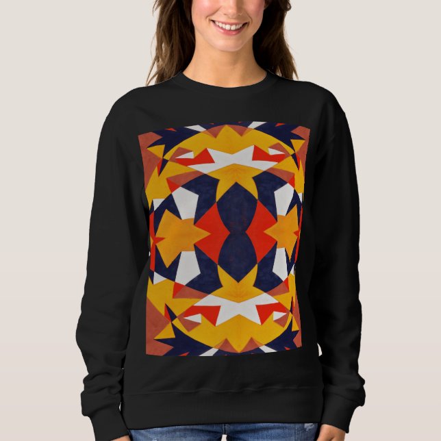 Überarbeiteter Futurismus Sweatshirt (Vorderseite)