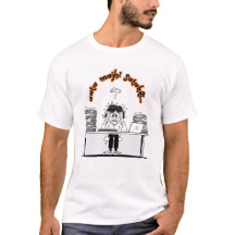 Überarbeiteter und gestresster Cartoon