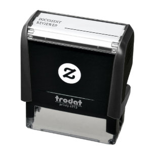 Überarbeitetes Firmendokument Unterschrift selbstf Permastempel