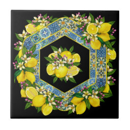 Überarbeitetes Mittelmeer-Muster 8 Keramik Tile Fliese