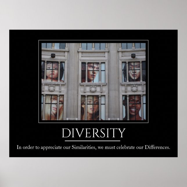 Überarbeitung des Diversity- und Inklusionspostpro Poster (Vorne)