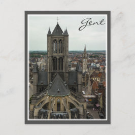 Überblick über das Gent Postkarte