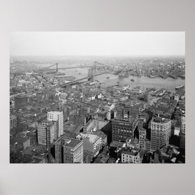 Überblick über New York City Poster (Vorne)