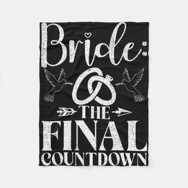 Überbrückung der letzten Countdown-Brille Fleecedecke (Vorderseite)