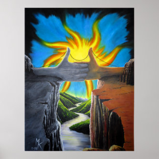 Überbrückung der Lücken Poster