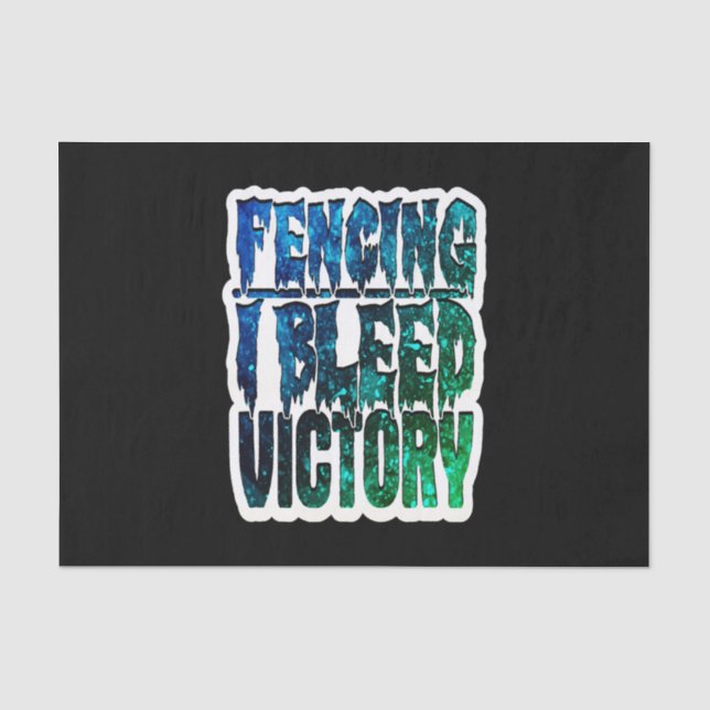 Überbrückung | Fencing I Blee Sieg Seidenpapier (Vorderseite)
