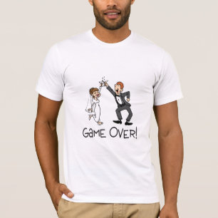 Überbrückung von Braut und Game T-Shirt
