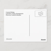 Überdachte Brücke. Lancaster Landkreis, PA