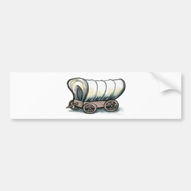 Überdeckter Wagen Autoaufkleber (Vorne)