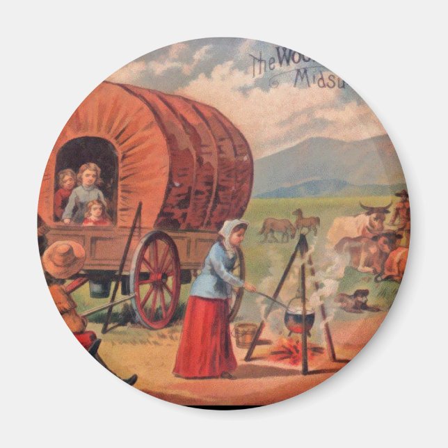 Überdeckter Wagen Magnet (Vorne)
