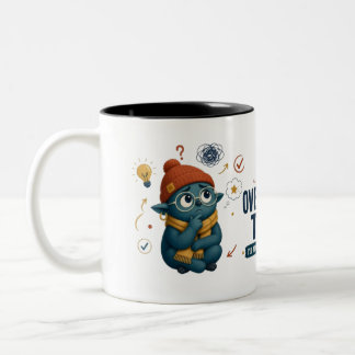 Überdenke Dies Lustig Zweifarbige Tasse